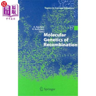 海外直订Molecular Genetics of Recombination 重组的分子遗传学