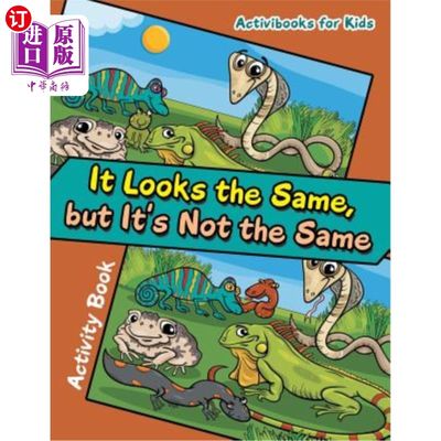 海外直订It Looks the Same, but It's Not the Same Activity Book 它看起来一样，但它不是同一个活动书