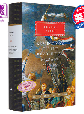 法国革命论 Everymans Library Reflections on the Revolution in France Other Writings 英文原版 Edmund Burke【中商原版