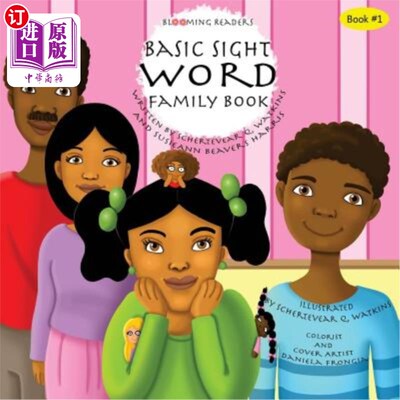 海外直订Blooming Readers-Basic Sight Word Family Book 盛开的读者-基本视力词家庭书籍