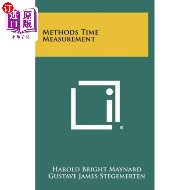 海外直订Methods Time Measurement 时间测量方法