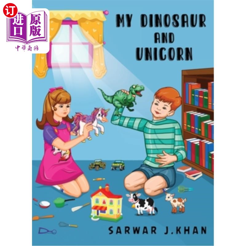 海外直订My Dinosaur and Unicorn: Bilingual (English/Urdu) 我的恐龙和独角兽：双语（英语/乌尔都语）