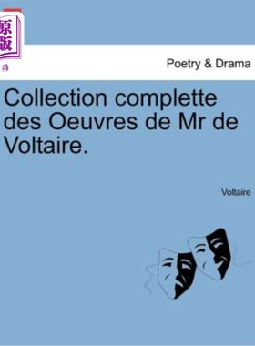 海外直订Collection complette des Oeuvres de Mr de Voltaire. Tome Vingt- Quatrième 伏尔泰先生的作品集。汤姆·温特-夸
