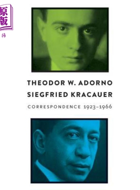 预售 通信 1923-1966 Correspondence - 1923-1966 Theodor Adorno 英文原版 中商原版