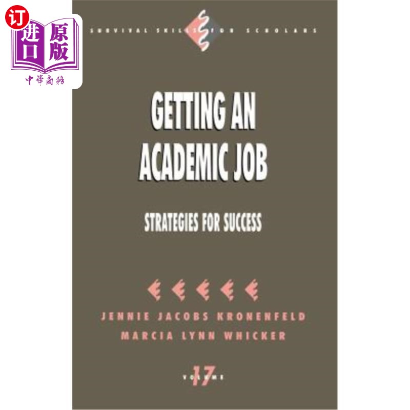 海外直订Getting an Academic Job: Strategies for Success 获得一份学术工作:成功的策略