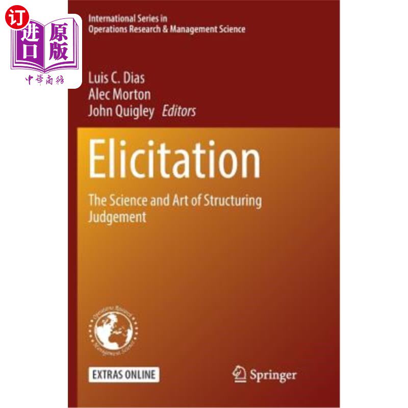 海外直订Elicitation: The Science and Art of Structuring Judgement 启发式:构造判断的科学与艺术