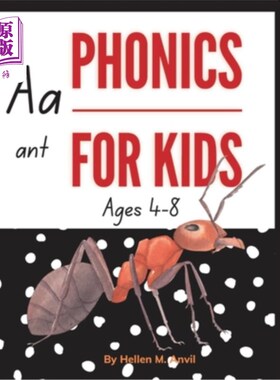 海外直订Phonics for Kids ages 4-8 4-8岁儿童拼读
