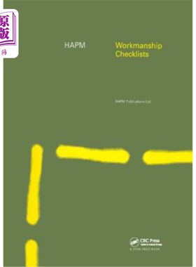 海外直订Hapm Workmanship Checklists Hapm工艺清单