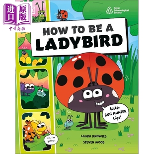 Ladybird DK漫画章节书 How 预售 进口童书 如何成为一只瓢虫 漫画科普故事绘本 英文原版 中商原版 儿童图画小说