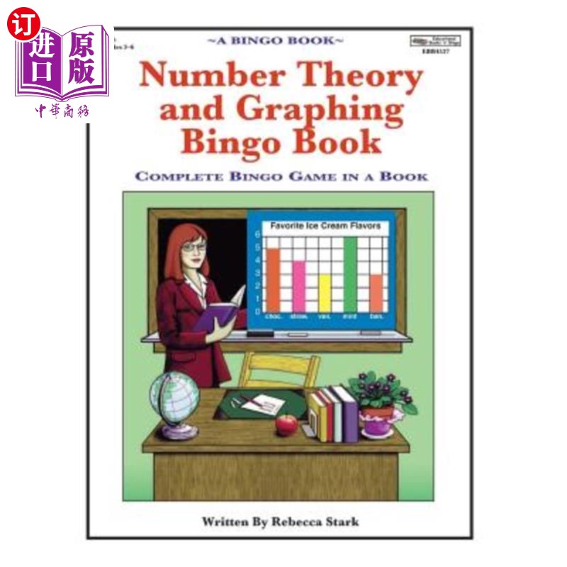 海外直订Number Theory and Graphing Bingo Book: Complete Bingo Game In A Book数论与图解宾果书：全书宾果游戏