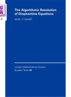 海外直订The Algorithmic Resolution of Diophantine Equations: A Computational Cookbook 丢番图方程的算法解析：一本计算食谱