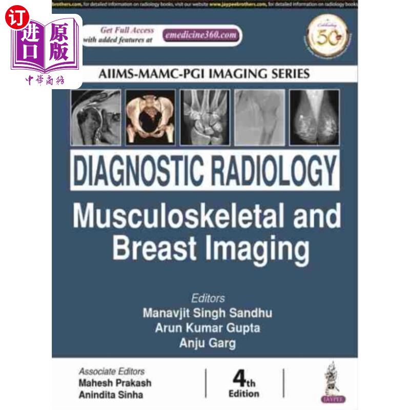 海外直订医药图书Diagnostic Radiology: Musculoskeletal and Breast... 放射诊断学:肌肉骨骼和乳房成像