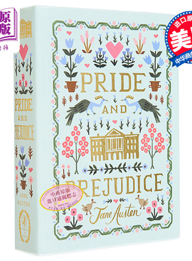 盛开的海雀系列 傲慢与偏见 Pride and Prejudice 英文原版 Jane Austen illustrated by Anna Bond 名著【中商原版】