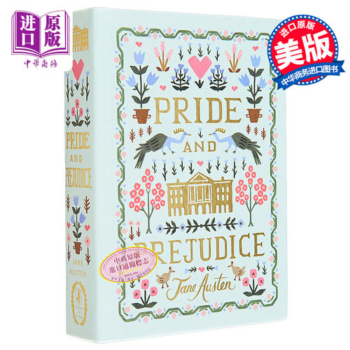 盛开的海雀系列 傲慢与偏见 Pride and Prejudice 英文原版 Jane Austen illustrated by Anna Bond 名著【中商原版】