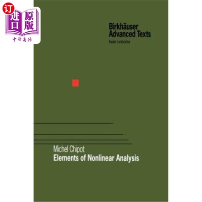 海外直订Elements of Nonlinear Analysis 非线性分析要素