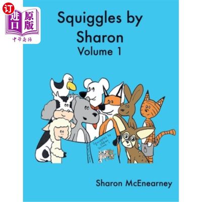 海外直订Squiggles by Sharon: Volume 1 莎伦的扭动曲：第1卷