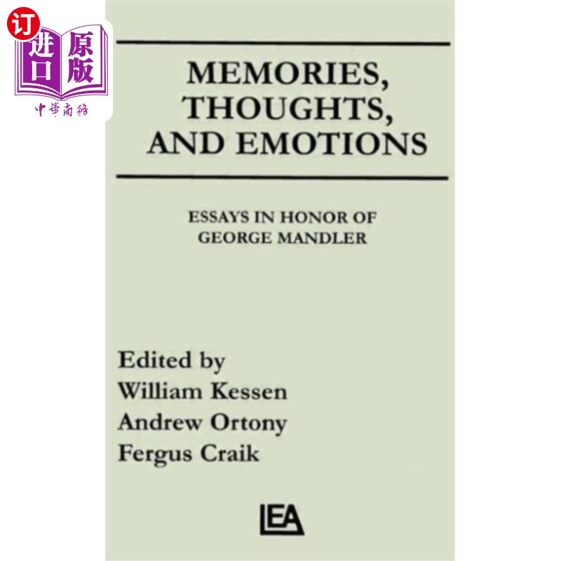 海外直订Memories, Thoughts, and Emotions 记忆、思想和情感