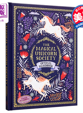 预售 独角兽魔法全书 英文原版 The Magical Unicorn Society Official Handbook 1 Selwyn E Phipps【中商原版】