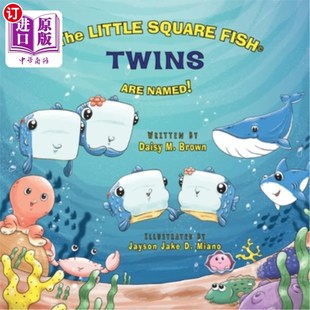 Fish Twins Are 海外直订The 小方块鱼双胞胎被命名了 Square Named Little