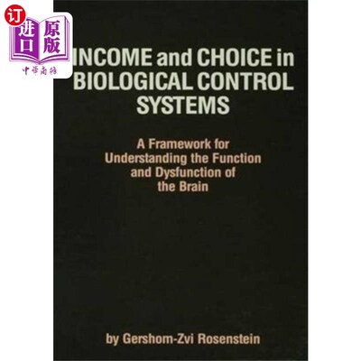 海外直订Income and Choice in Biological Control Systems 生物防治系统的收入与选择