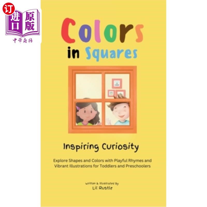 海外直订Colors in Squares - Inspiring Curiosity: Explore Shapes and Colors with Playful  颜色在正方形-激发好奇心：