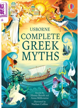 希腊神话完整版 Complete Greek Myths 英文原版 儿童故事绘本 西方神话传说故事 精装进口图书小初文学 10岁以上【中商原版?