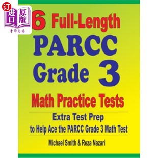 Math Help Full Practice PARCC Ace Tests the Test Grade Prep Length 海外直订6 6个完整 Extra