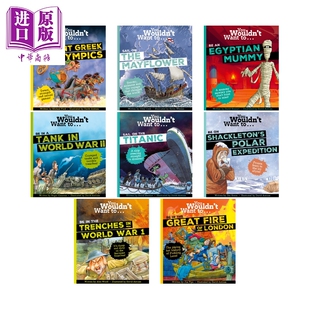 历史百科知识故事 Wouldnt 英文原版 You 泰坦尼克号 中商原版 木乃伊 Want 你不会想成为系列 伦敦大火 儿童科普绘本