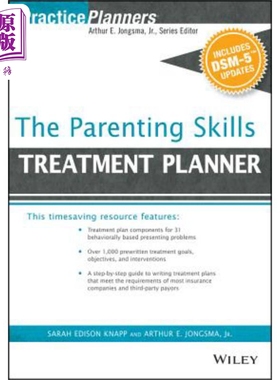 现货 育儿技能治疗规划师与设计标准手册 5 更新 The Parenting Skills Treatment Planner With Dsm 5 Updates Davi