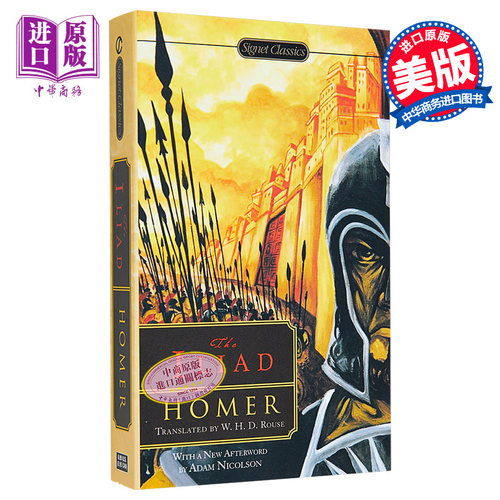 【中商原版】伊利亚特 英文原版小说 英文版 英文原版书 Signet Classics: The Iliad  Homer  SIGNET