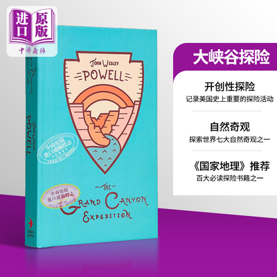 约翰 韦斯利 鲍威尔 大峡谷探险 英文原版 The Grand Canyon Expedition John Wesley Powell 纪实文学【中商原版】