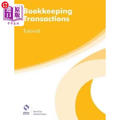 海外直订Bookkeeping Transactions Tutorial 簿记交易教程