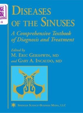 海外直订医药图书Diseases of the Sinuses: A Comprehensive Textbook of Diagnosis and Treatment 鼻窦疾病诊治综合教材