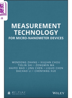 预售 微-纳米器件用测量技术 Measurement Technology For Micro-Nanometer Devices Wendong Zhang 英文原版 中商原版