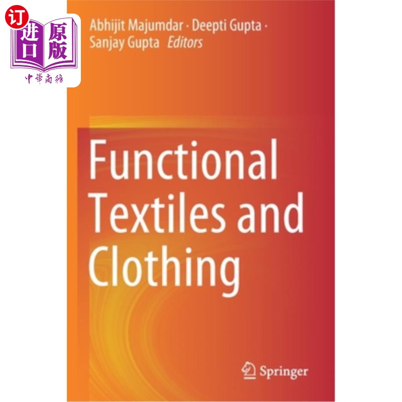 海外直订Functional Textiles and Clothing 功能纺织品及成衣