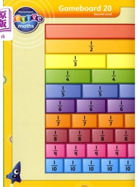 海外直订Heinemann Active Maths - Second Level - Explorin... 海涅曼活跃数学-第二级-探索数字-游戏板