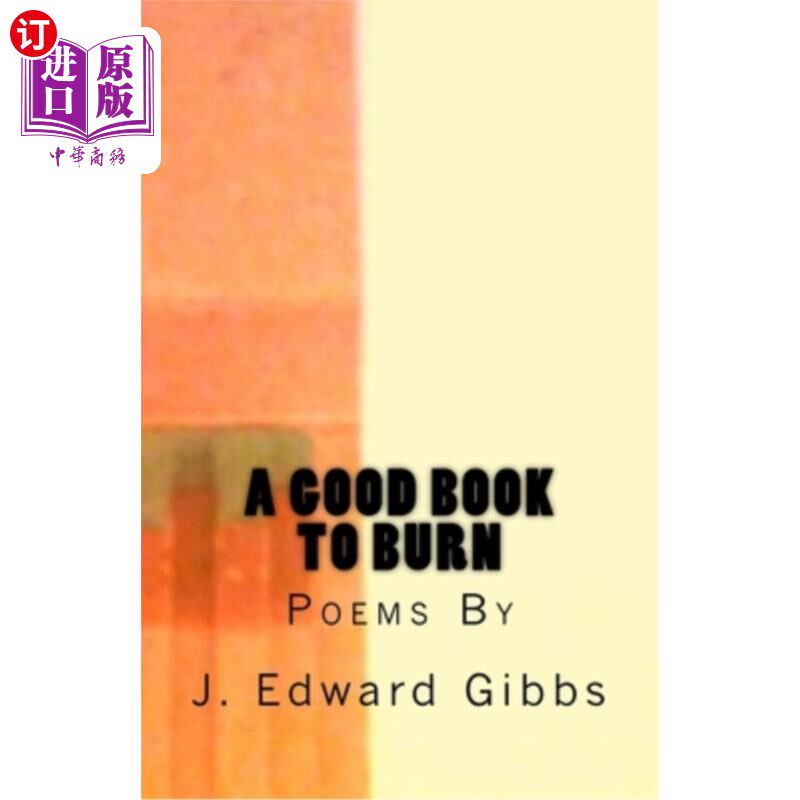 【中商海外直订】a good book to burn 好书可烧