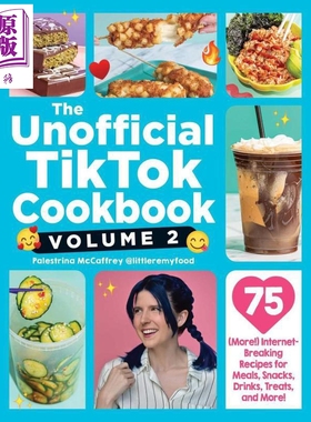 抖音食谱 第二卷 互联网爆款食谱 Unofficial Tiktok Cookbook Volume 2 英文原版 Palestrina McCaffery 网红美食【中商原版