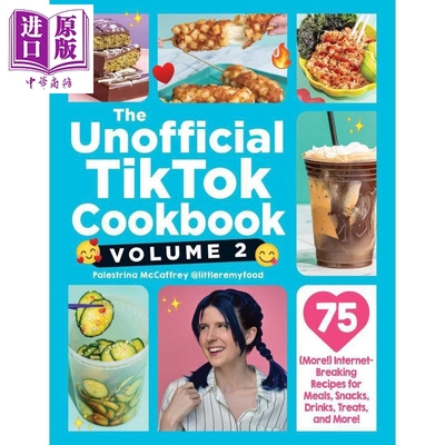 抖音食谱 第二卷 互联网爆款食谱 Unofficial Tiktok Cookbook Volume 2 英文原版 Palestrina McCaffery 网红美食【中商原版