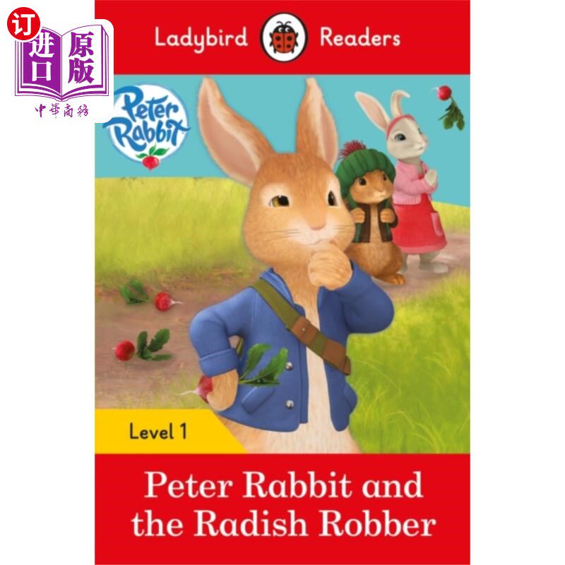 海外直订Peter Rabbit and the Radish Robber - Ladybird Re... 彼得兔与萝卜强盗-瓢虫读者一级