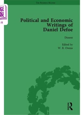 海外直订The Political and Economic Writings of Daniel Defoe Vol 3 丹尼尔·笛福的政治和经济著作第三卷