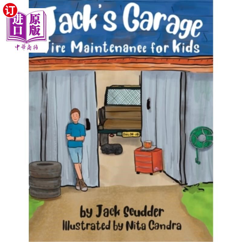 海外直订Jack's Garage: Tire Maintenance for Kids 杰克车库:儿童轮胎保养