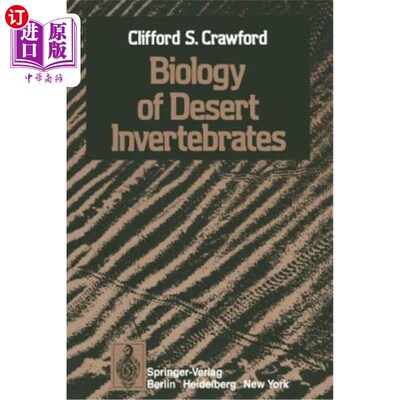 海外直订Biology of Desert Invertebrates 沙漠无脊椎动物生物学