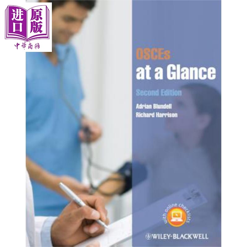 现货 欧安组织的概览 Osces At A Glance Adrian Blundell 英文原版【中商原版】wiley