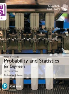海外直订Miller & Freund's Probability and Statistics for... Miller & Freund的工程师概率与统计，全球版