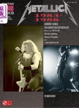 海外直订Metallica - Legendary Licks 1983-1988 [With Split-Channel CD] Metallica - Legendary Licks 1