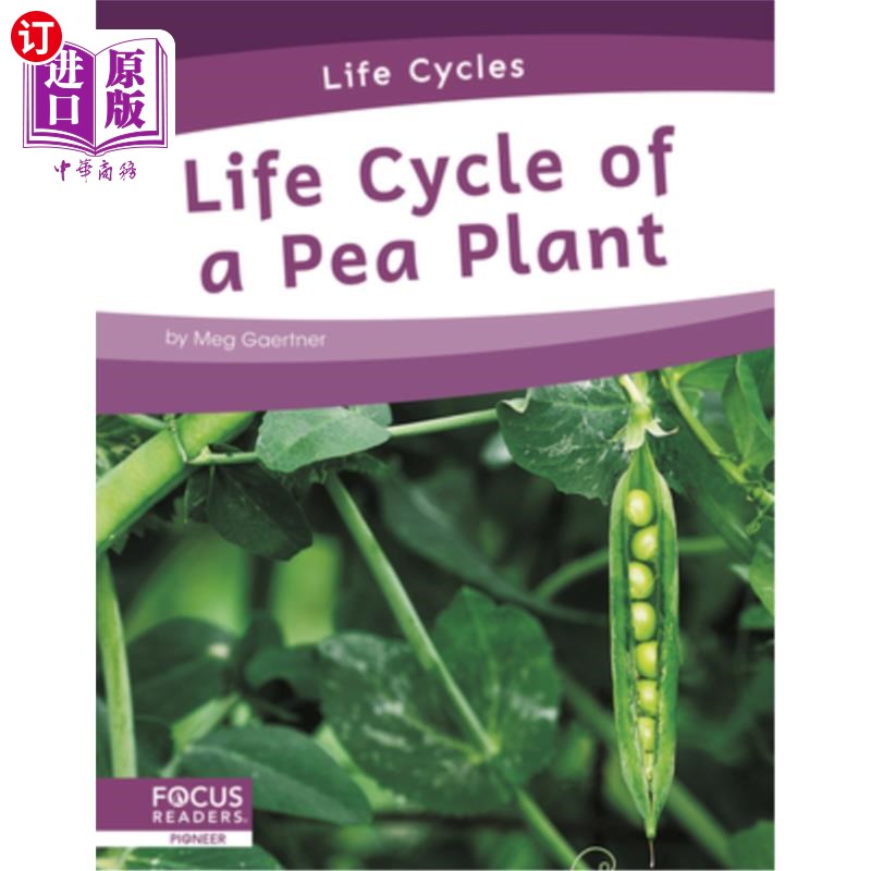 海外直订Life Cycle of a Pea Plant 豌豆植物的生命周期