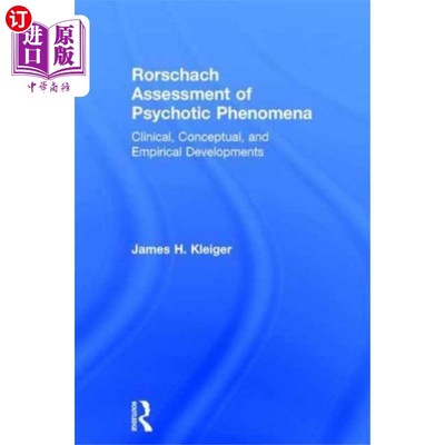 海外直订Rorschach Assessment of Psychotic Phenomena 罗夏精神现象评估