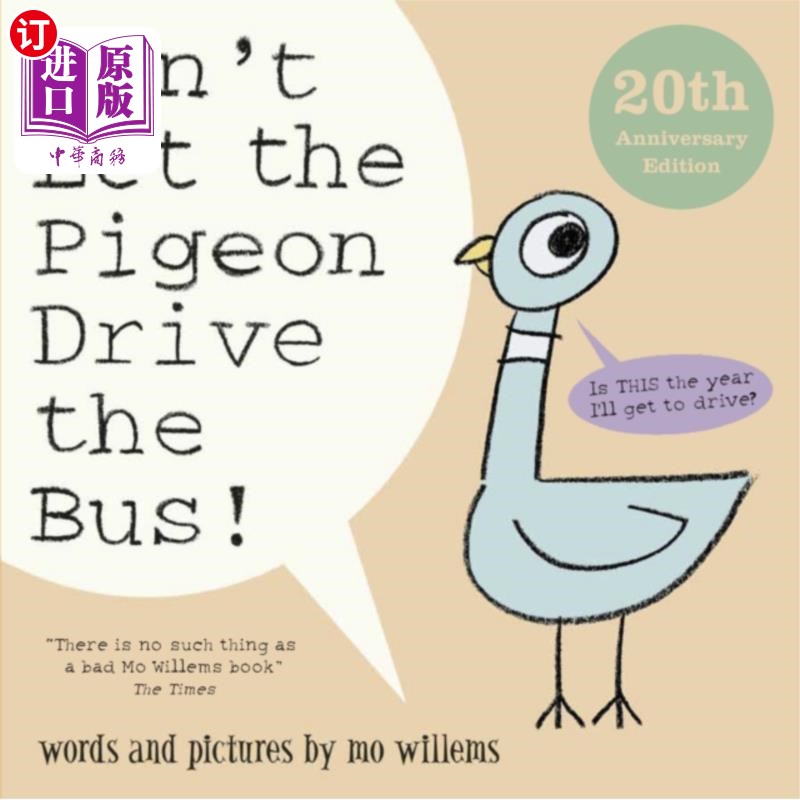 海外直订Don't Let the Pigeon Drive the Bus! 别让鸽子开公共汽车!