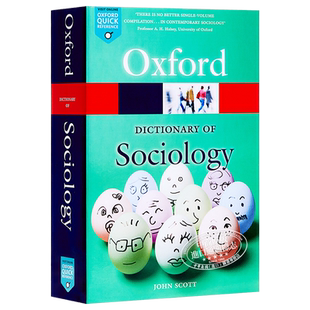 A Dictionary of Sociology 英文原版 牛津词典：社会学（社会学词典） John Scott【中商原版】
